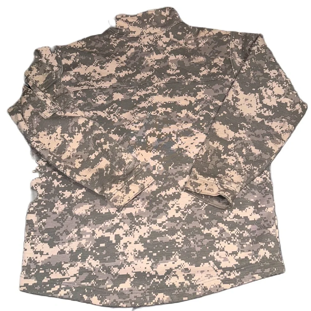 Massif Army Elements XXL Camo Jacket Flame Resistant ACU Cold Weather Coat EUC